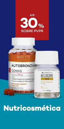 Nutricosm&eacute;tica com destaque promocional de at&eacute; 30% sobre pre&ccedil;o de Venda ao P&uacute;blico Recomendado